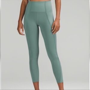 Lululemon Align Rib Panel HR Tight 25" - Tidewater Teal - 4 NWT